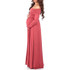 Maternity Off Shoulder Long Sleeve Full Length Dress