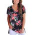 Floral Print V-Neck T-Shirt