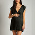 Maternity Deep V-Neck Petal Sleeve Shift Dresses