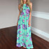 Maternity Floral Print Floor-Length Dress