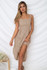 Button solid color fashion ladies beach skirt