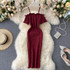 Zahra Off-Shoulder Knit Dress