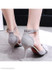 Plain Stiletto High Heeled Velvet Ankle Strap Point Toe Date Office Pumps
