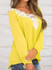 V Neck Loose Fitting Lace Blouses