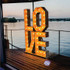 Sign Love 4 ft wood