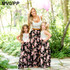 MVUPP Mommy and me family matching mother daughter dresses clothes striped mom daughter dress kids parent child outfits look
