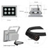 YiiSPO Array IR illuminator infrared lamp 6pcs Array Led IR Outdoor IP65 Waterproof Night Vision for CCTV Camera 90-60-45degree