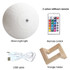 Multi Colored Rechargeable Moon Lamp