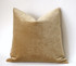 Antique Gold Pillow Cover / Gold Pillow Cover / Vintage Velvet Pillow / Solid Mustard Gold Cushion Cover