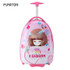 Travel Luggage bags Case School Bags for Girls Boys Waterproof Kids Book Bag Girls Anime Trolley Suitcase Kids Climb The Stairs