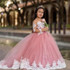 Flower Girl Dresses for Wedding Newborn Baby Girls Princess Party Dresses