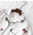 Cotton Pajama with Lovely Strawberry Printing Short Sleeve and Shorts