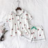 Cotton Pajama with Lovely Strawberry Printing Short Sleeve and Shorts