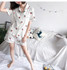 Cotton Pajama with Lovely Strawberry Printing Short Sleeve and Shorts