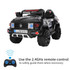 12V Police Car / Black (Aged 3-7 Years)
