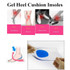 Women Men Silicon Gel Heel Cushion Insoles Soles Protectors To Relieve Foot Pain