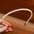 Big Pearl Headband Women Bow Hair Hoops Girls Hair Accessories Fashion Jewelry Accessories Bridal Hair Hoop