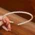 Big Pearl Headband Women Bow Hair Hoops Girls Hair Accessories Fashion Jewelry Accessories Bridal Hair Hoop
