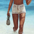 Sexy Openwork Handmade Knit Beach Swim Trunks