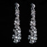 Silver-Plated Crystal and Rhinestone Tiara, Necklace & Earrings Jewelry Set