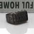 Men's Stainless Steel Vintage FTW Biker Middle Finger Ring,Black