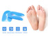 Silicone Gel Insoles Heel Cushion Soles for Foot Pain Relief