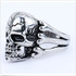 Men's Gothic Skull Flower Ring
