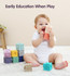 Tumama 12pcs Baby Toys Building Blocks 3D Touch Hand Soft Toy Bath Toys