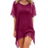 Chiffon Tassels Beach Wear Women Swimsuit Cover Up Swimwear Summer Bathing Suits Mini Dress Loose