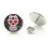 Sugar Skull Glass Cabochon Stud Earrings