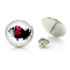 Sugar Skull Glass Cabochon Stud Earrings