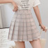 Preppy Lolita Style Plaid Mini Skirt