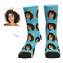 Custom Gingerbread Socks - Perfect Christmas Sock Exchange Idea