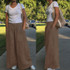 Celmia 2020 Fashion Casual Solid Wide Leg Pants Women High Waist Loose Palazzo Retro Linen Pants Office Ladies Trousers Pantalon