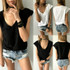 2018 Summer T Shirt Women Short Sleeve V Neck Loose Casual Sexy Women T Shirt Camisetas Feminina Lady Tops