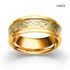 Fashion Jewelry Couple Rings Vintage Dragon Stainless Steel Men Ring Romantic Heart Zircon Ring Set Bridal Engagement Gift