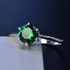 PANSYSEN Ruby Gemstone Rings For Women 100% Genuine 925 Silver Party Engagement Birthday Fine Jewelry Ring Wholesale 8 colors