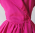 Vintage 80's Hot Pink Full Skirt Party Dress S