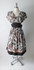 Vintage 80's Paisley & Flower Oragami Dress M