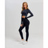 MEND VELOCITY Seamless Sleeved Crop - Black