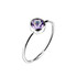 real 925 sterling silver rings  natural amethyst rings  gemstone rings for women jewelry rings