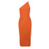 Sleeveless One Shoulder Maxi-Dress