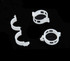 200PCS Plant Support Garden Clips Greenhouse Trellis Clips for Flower Vine Vegetables,Tomato,Makes Garden Melon Vegetables Sweet Pepper Eggplant to Grow Upright and Healthier,Clear White