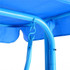 Kids Patio Swing Chair Children Porch Bench Canopy 2 Person Yard Furniture Red