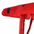 Kids Patio Swing Chair Children Porch Bench Canopy 2 Person Yard Furniture Red