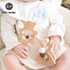 Baby Teether and Rattle Set Wood and Crochet