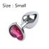 Heart shaped Stainless Steel Anal Plug