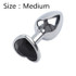 Heart shaped Stainless Steel Anal Plug