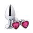 Heart shaped Stainless Steel Anal Plug
