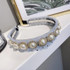 Fashion Pearl Rhinestone Jewelled Hair Bands For Women Girls Lace Hairband Headband Hair Accessories Haar Hair Clips Diademas